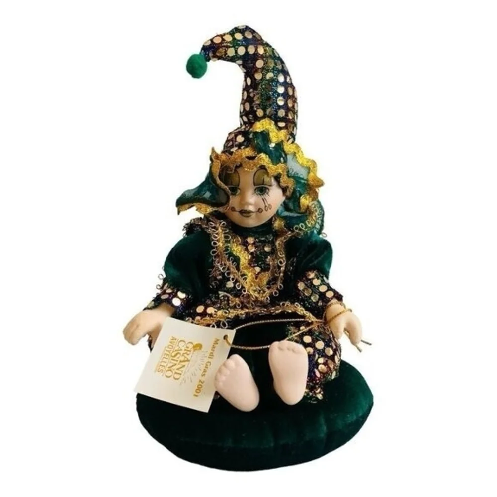 Porcelain Doll Mardi Gras 9